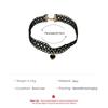 European and American Style Retro Hollow Black Lace Choker Sexy Love Necklace Choker