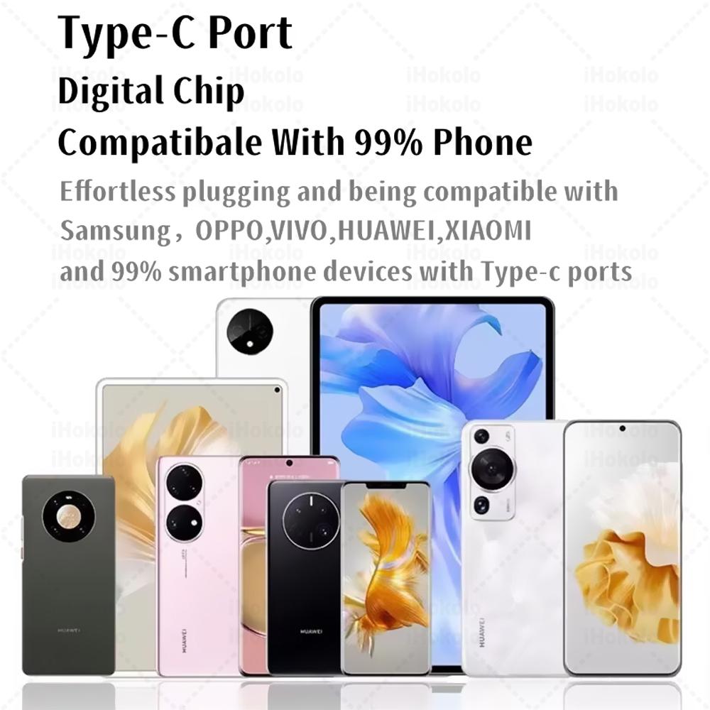Оригинальные наушники Type C для Xiaomi Mi 17 15 14 13 12 11 Redmi Note 10 9 8 7 Проводные вкладыши Гарнитура Аксессуары для телефона