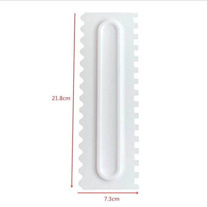 Cake Decorating Comb Cake Scraper Smoother Cream Decorating Pastry Icing Comb Fondant Spatulas Baking Pastry Tools