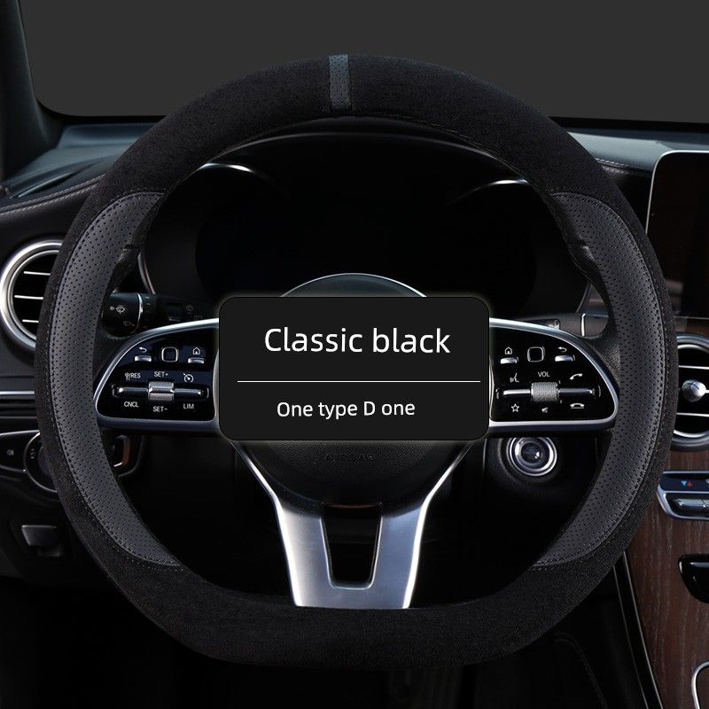 26 New Car Steering Wheel Covers for Men and Women, Universal for All Seasons, Personalized Anti-Slip Trendy Brand Steering Wheel Covers