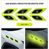 Car Reflective Sticker 3D Epoxy Car Styling Reflective Strips Safety Warning Stickers For Benz CITAN VITO SPRINTER CLS SLK Sport RI8