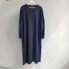 Shop   Women Overfit Easywear Round Long Dress Black Ara Wdr 3085