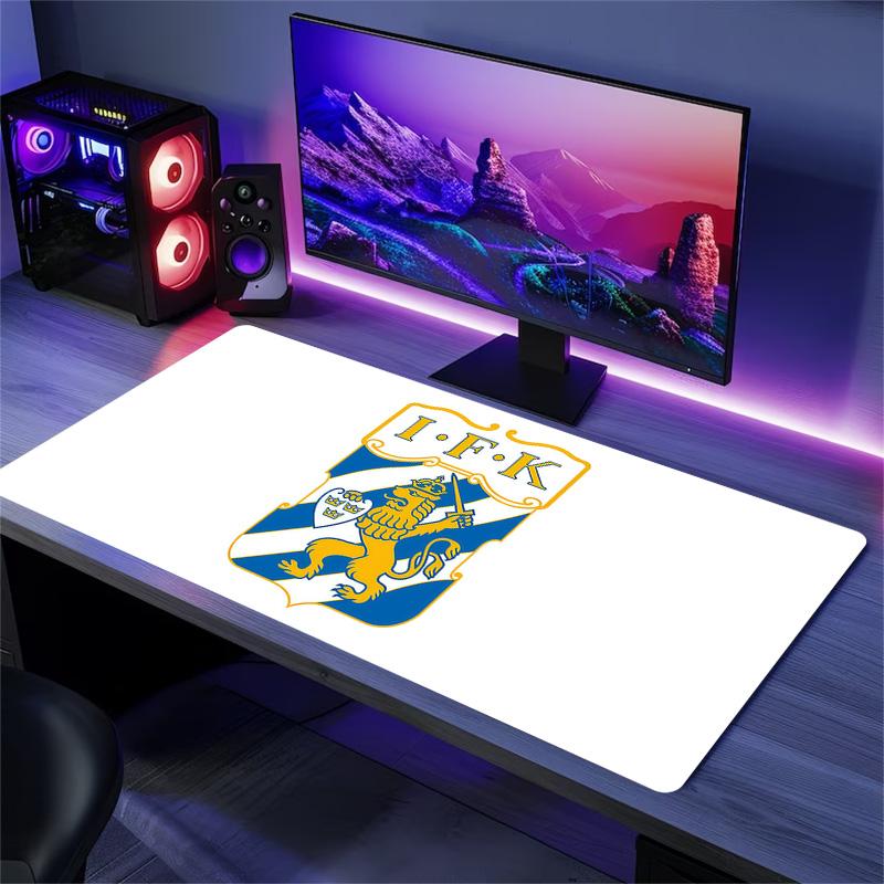 IFK Göteborg Print Cushion Non-slip Laptop Tablet Big Mousepad XXL Mat Mini PC Playmat With Lock edge
