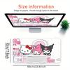 Hello Kitty, Cafe Themed XXL Mouse Pad - Non-slip Rubber Desk Mat for Gaming and Office Use, Multi-Function Keyboard and Mouse Pad, Ideal Gi
