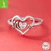 Mother'S Day Love Ring S925 Sterling Silver Festive Family Elements, Fashionable Explosion