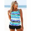 Women New Design Printing Tankini Swimsuit Bikini Set Summer Bathing Suit Retro Beach Wear Bikini Loose Size Monokini Swimwear