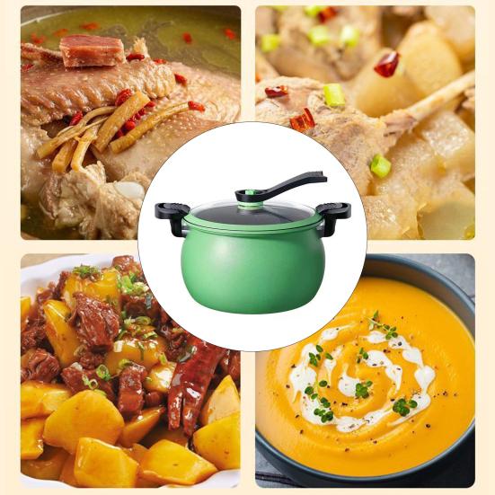 Микро скороварка большой вместимости с антипригарным покрытием, электрическая скороварка с предохранительным клапаном и стеклянной крышкой, быстрый и эффективный кухонный инструмент