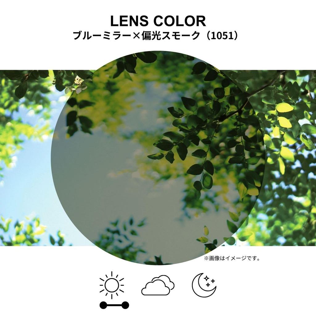 Спортивные поляризационные солнцезащитные очки Airless Move GMR Gunmetal Mirror x Polarized Smoke Lens Свободный размер [SWANS] SAMV-1051 Gunmetal/Blue