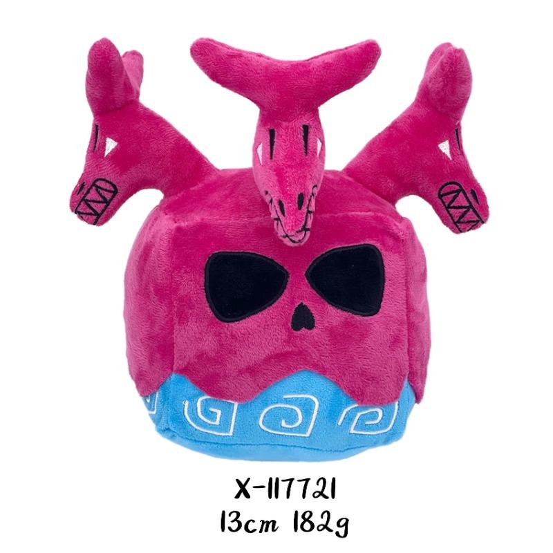 Blox Fruits Аниме Игра Плюшевая Игрушка Фрукты Леопардовый Узор Коробка Плюшевые Игрушки 16см Мягкие Фрукты Игрушка Рождественский Подарок Для Детей