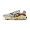 ADVENTURE Collection Abrasion Resistant Breathable Low Top Chunky Sneakers Unisex Silver Brown Mizuno D1GH250305