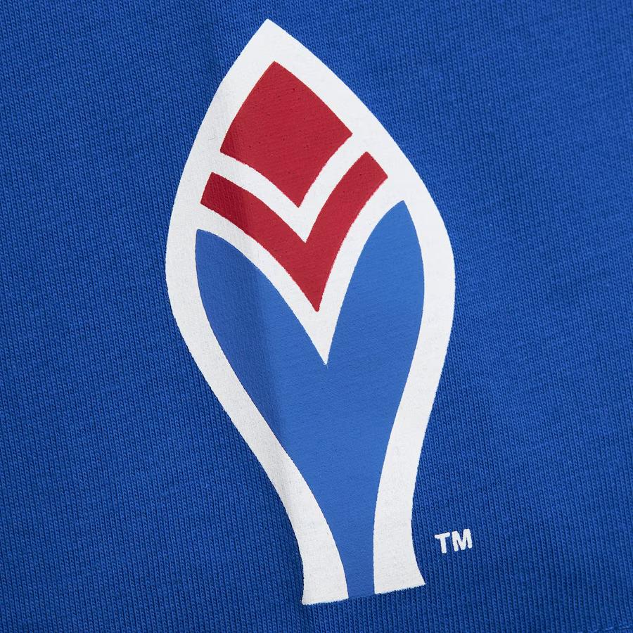 Мужская футболка Mitchell & Ness x MLB Синяя TCRW6601-ABRYYPPPROYA