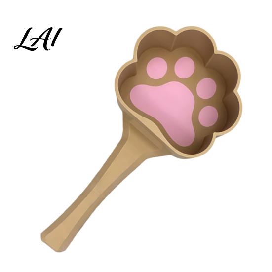 Portable Feeding Utensils 3D Printed Cute Paw Print Pet Food Scoop Measuring Spoon for Cats Precise Portion Control & Dogs Scooper Gift Lovers