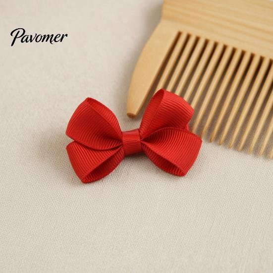 Soft Ribbon Hair Pins for Babies 10Pcs Baby Clips, Bows, Fully Covered Barrette Grosgrain Clip Toddler Bow Clips Girls Infants & Toddlers, No Tugging