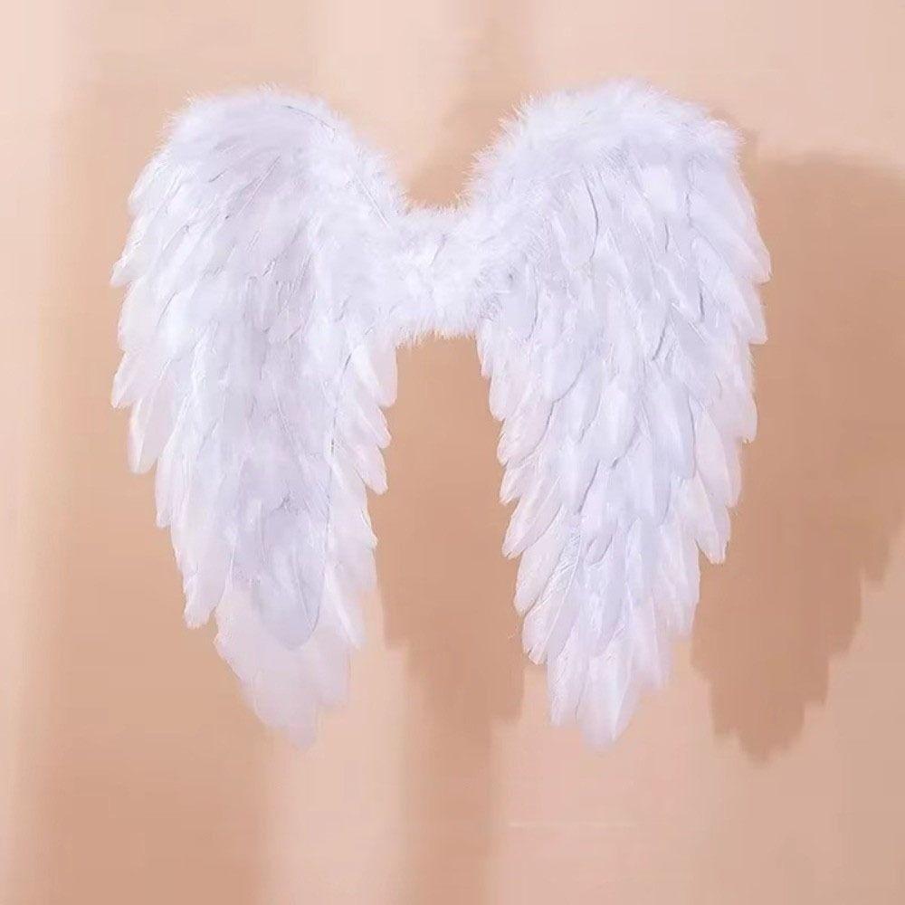Photo Props Angel Feather Wing Large Halloween Wing Simple Devil Feather Wing  Adult