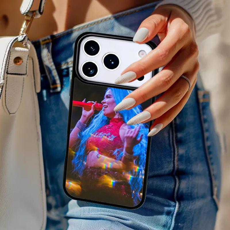 Чехол для телефона певицы Karol G Для iPhone 17 Air 14 15 13 12 Max Чехол Для Apple 16e 11 Pro Max Plus Coque