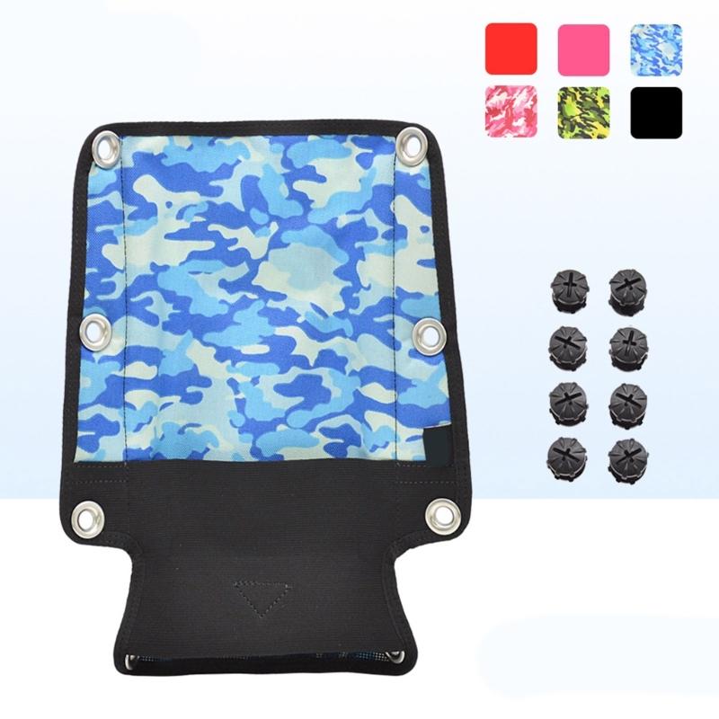 Heavy Duty Nylons Diving Harness Back Plate Pad Scubas Diving Backplate Pad Professional Soft Diving Back Cushions