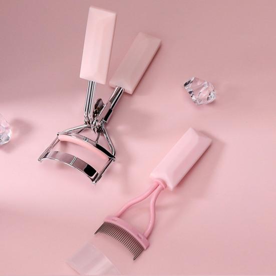 1 шт./1 компл., щипцы для завивки ресниц из нержавеющей стали, расческа-сепаратор для ресниц, портативный ручной инструмент для завивки ресниц, инструмент для завивки ресниц для женщин и девочек, принадлежности для макияжа, подарок на день рождения