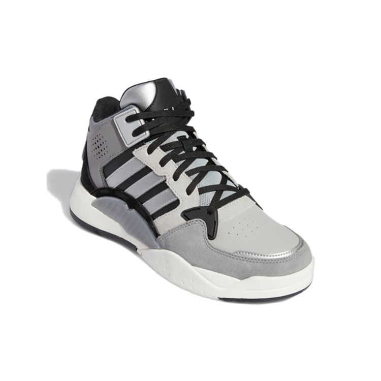 adidas Neo 5-й квартал Прочные Дышащие Скейтбордические Кроссовки Средней Высоты Женские Скейтбордические Кроссовки Серебристые GW7009