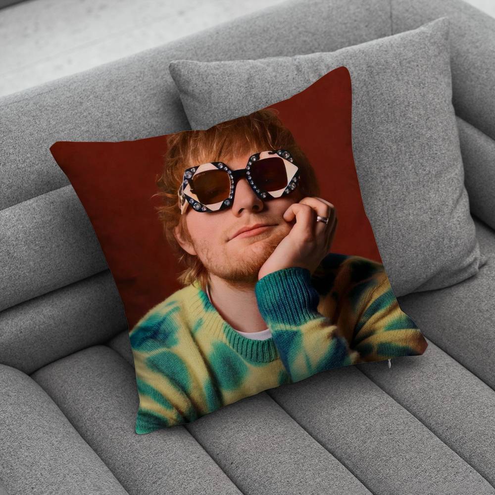 EEdward SSheeran Christopher Pillow Case For Home Bedroom Car Office Decoration Living Room Sofa Cushion Cover Suitable
