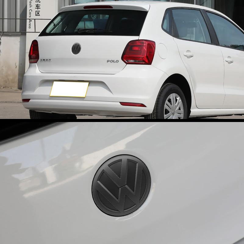 EPYFH1 1pc VW ABS 119mm 111mm Car Front Head Hood Bonnet Logo For Volkswagen Polo 6 2014 2015 2016 2018 2017 Rear Trunk Badge Accessory