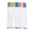 Metallic Paint Pens 12 Colors Soft Pen Tip Multipurpose Paint Marker Pens for Students Note Taking