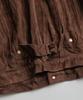 BEHEAVYER Washed Goatsuede Type-1 Jacket Chocolate