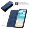 (Blue) Flip Case for iphone 16e Kickstand Pu Leather Card Insertion Wallet