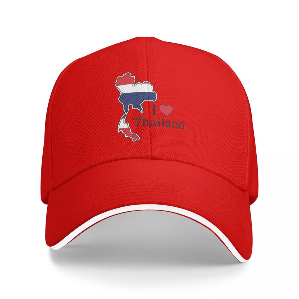 Я люблю Таиланд Бейсболки Snapback Бейсбольные кепки Дышащие Повседневные Кепки Для улицы Унисекс