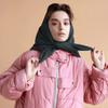 Женская шапка Уютная хлопковая шапка Уличная осенне-зимняя шапка Двухслойная шапка-бини Ветрозащитная шапка Дутая шапка Модный головной убор