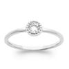 Solitaire Silver 'Unique' серебристо-белый (родий) - 5 мм