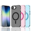 Магнитный беспроводной зарядный чехол для Apple iPhone 16e 16 Pro Max 15 14 Plus Чехол Конфетные цвета Прозрачная задняя крышка Coque