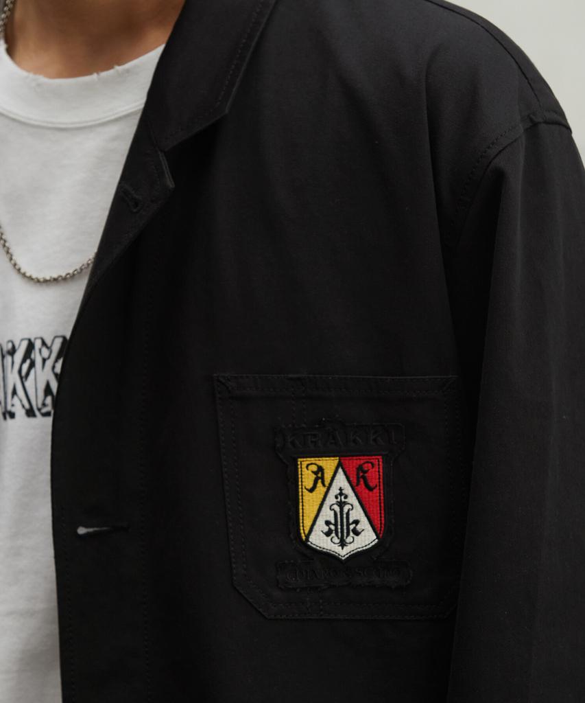 Krakki [Unisex] Work Jacket_Black [Kr265Puj401]