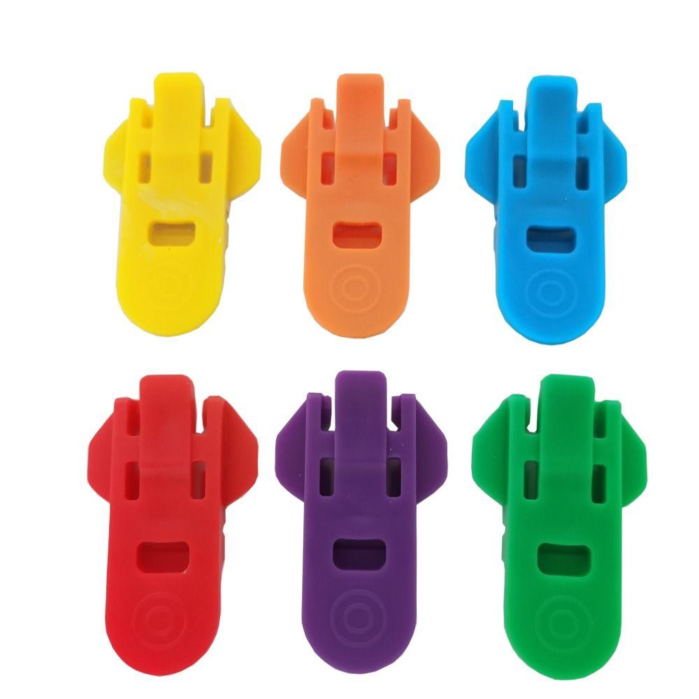 6pcs with Hole Beverage Drink Opener Plastic Plastic Drink Opener Reusable Can Opener  Cover Remover