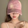 Classic Cotton Baseball Cap With Adjustable Fit For Sun Protection And Wind Resistance