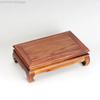 Mini Side Table For Tea Corner & Decor Shelf | Ebony Display Stand To Showcase Bonsai, Teapot Sets, Miniature Landscapes Base