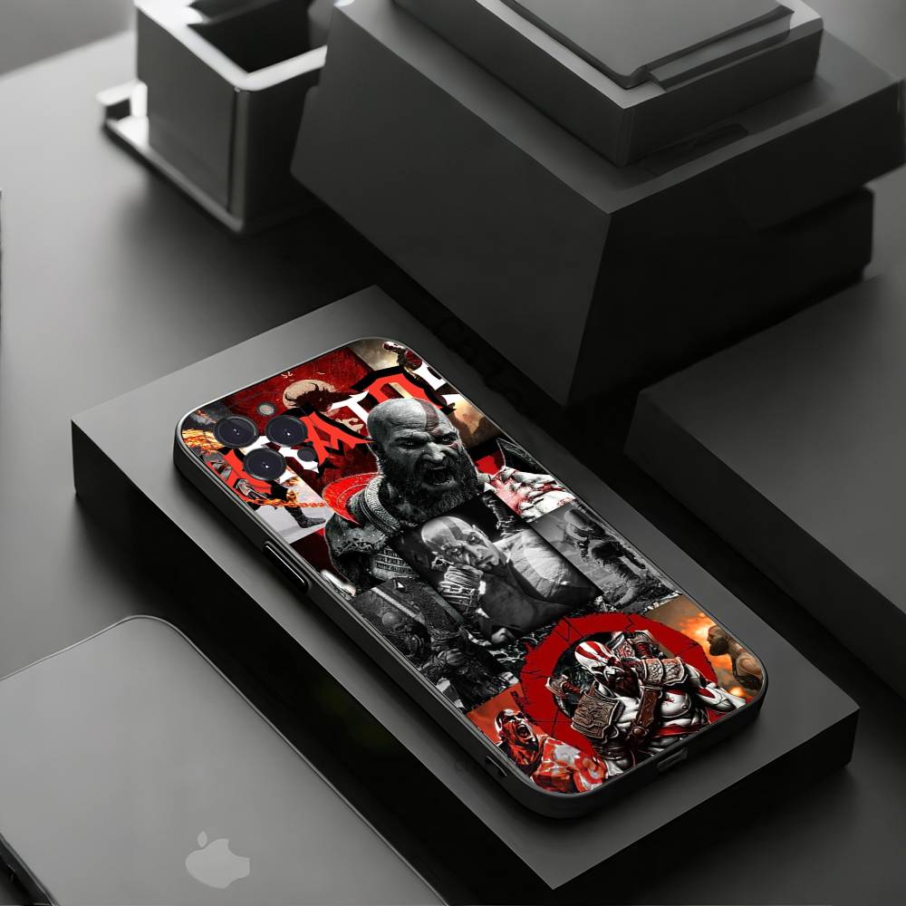 G-God OF War K-Kratos Чехол для телефона для iPhone 11Pro 13 12 11 Pro Max 16e 17 Air 16 15 14 Plus 11ProMax