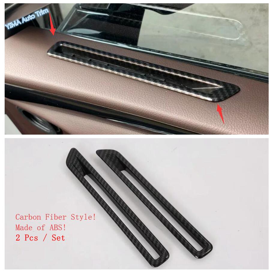 ABS Car Air AC Outlet Vent /Window Lift / Steering Wheel Frame Cover Trim For Lexus ES 2018 - Carbon Fiber Look Accessories