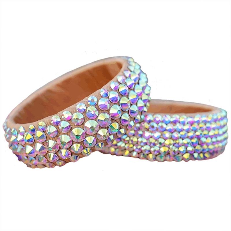 Браслеты для танца живота Сверкающие стразы Браслет на запястье Браслет Аксессуары для выступлений по belly dance для женщин и девочек