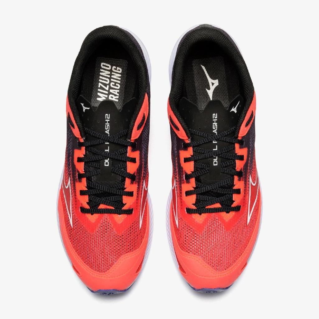 Mizuno Duel Flash 2 Running Shoes, Pink, White, and Black, Size 22.0 Cm, 2E