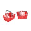 10 шт. Мини-корзины для покупок, игрушки для ролевых игр, имитация корзины для покупок, пластиковый миниатюрный декор, аксессуары для кукольного домика