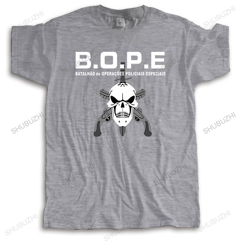 Мужская летняя хлопковая футболка BOPE Tropa De Elite Бразилия Специальные элитные войска Военная футболка мужская с двух сторон военная Повседневная футболка