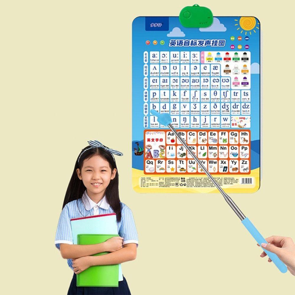 Телескопический стержень Палочки для чтения на пальцах Обучающая палочка для дизайна пальцев Школьные канцелярские принадлежности