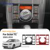 Комплект наклеек на интерьер из углеродного волокна для Toyota Sienna TC 2005-2010 Черный/Красный