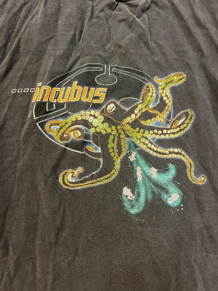 Группа Incubus Осьминог Черная Унисекс 100% Хлопок Футболка S До 5XL