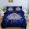 3D Bohemian Lotus Mandala Flower Bedding Set Boys Girls Twin Queen Size Duvet Cover Pillowcase Bed Kids Adult Home Textileextile