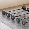 Barbell Rack and 100KG Curved Barbell Dumbbell Set