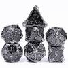 Cusdie Набор металлических кубиков DND Осьминог Dungeons and Dragons D4-D20 Сплошные многогранные кубики для настольных игр Ролевая игра Pathfinder