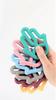 Silicone Teether for Babies Mom's Hand Toy Blue MinikOiOi 1 pc.