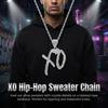 Pendant Necklace Unisex Hip-Hop Jewelry Alloy Chain for Daily Wear
