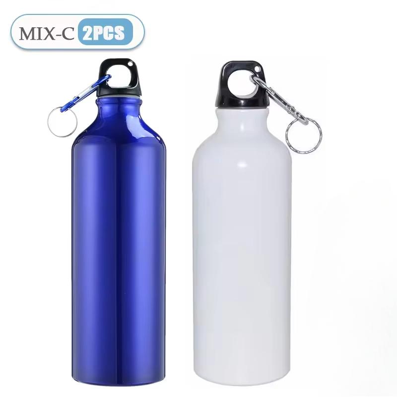 500/750 мл Алюминиевая Спортивная Фляга для Воды для Велосипеда для Активного Отдыха Питьевой Чайник Питьевая Чашка Герметичная Бутыль для Воды для Путешествий Бега Кемпинга
